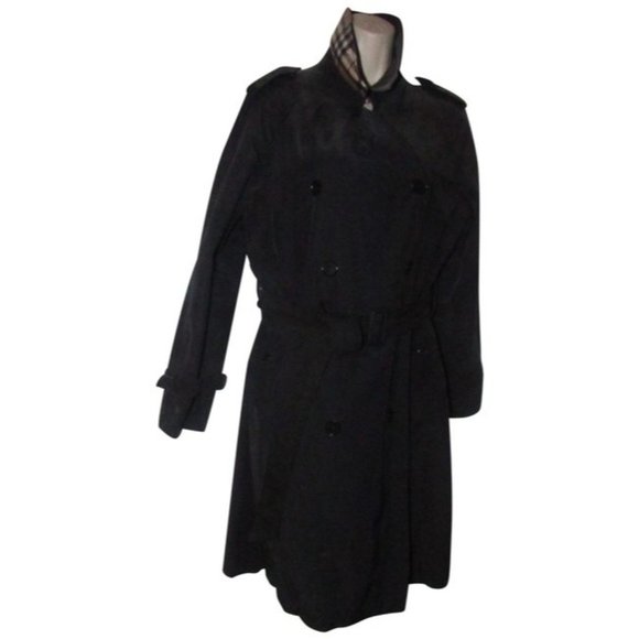 Burberry London Black All Weather Nova Check